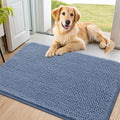 Smiry Dog Door Mat for Muddy Paws 34x21, Absorbent Dirt Trapper, Non-Slip by Smiry