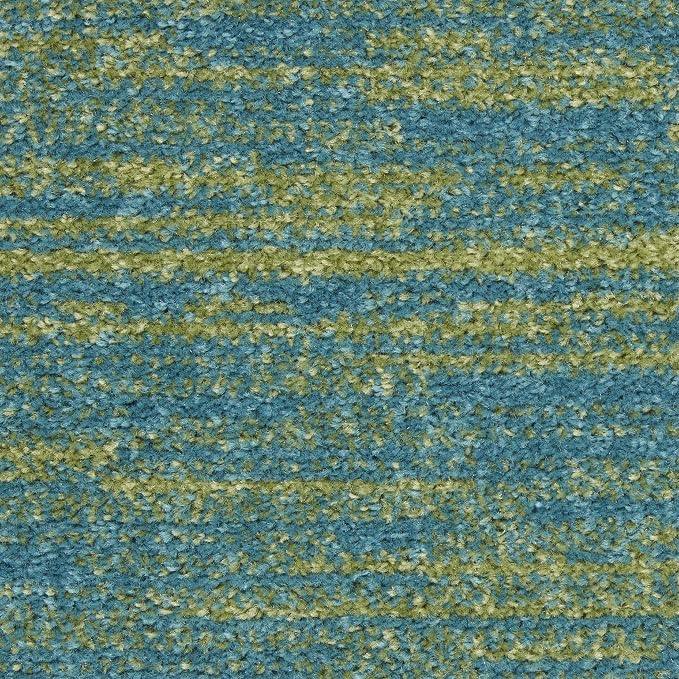 Nourison Home Nourison Essentials Blue Green 5' x Square Area Rug - Image 9