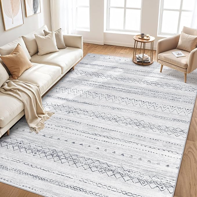 cotiled 5x7 Area Rugs Living Room Rug: Washable Boho Rugs - Image 7