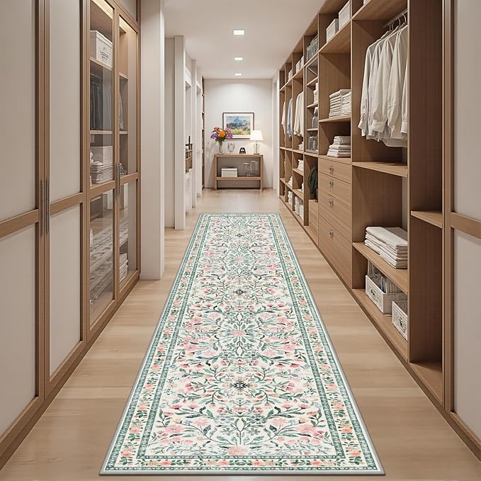 Runner Rug for Entryway: 2x5 Kitchen Rugs Non Slip Washable Ultra-Thin Soft - Image 5