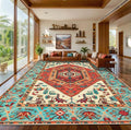 SERISSA 10x12 Area Rugs for Living Room, Large Washable Non-Slip Boho Rug by SERISSAHomeDecorCollection