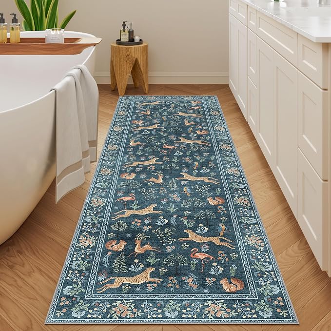 DUKINO 2x10 Rug for Hallway, Washable Kitchen Runner Rug - Image 5