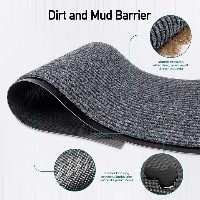 MaxMat® 4x8 Outdoor Rug, Extra Large Entryway Mat - Image 4