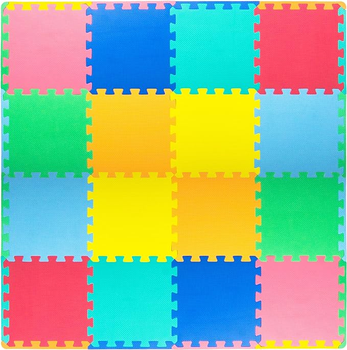ProSource Baby Play Mat, Soft Foam Floor Tiles by PROSOURCE