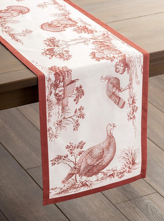 Maison d' Hermine Table Runner 100% Cotton 14.50" x 60" | Table Runners 60 - Image 5