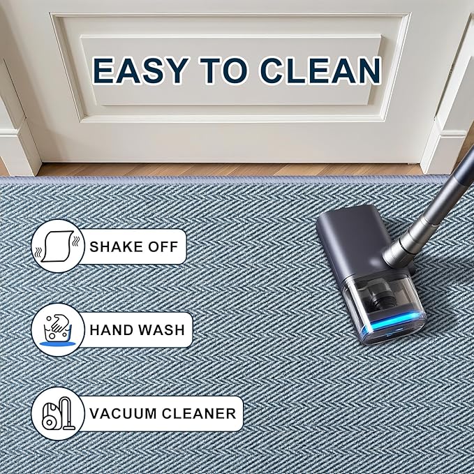 Ultra Thin Door Mat Indoor Entrance 24"x36", Low-Profile Indoor Door Mat - Image 5