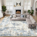 10x13 Area Rug Living Room: Washable Large Abstract Modern Soft Rugs Stain by LOONGRUG