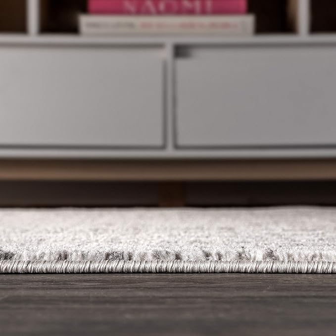 JONATHAN Y Boho Vintage Diamond Cream/Gray Runner Rug 2X20 ft, Moroccan Hype - Image 8