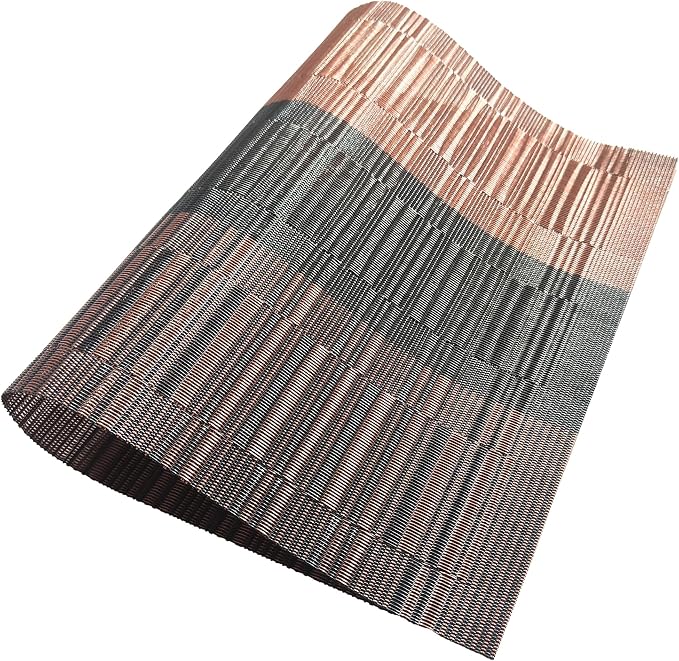 Table Placemats Dining Table Place Mats Set of 6 Heat Resistant Insulation - Image 2