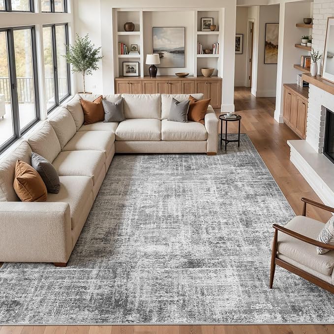Washable 5x7 Area Rug for Living Room - Image 5