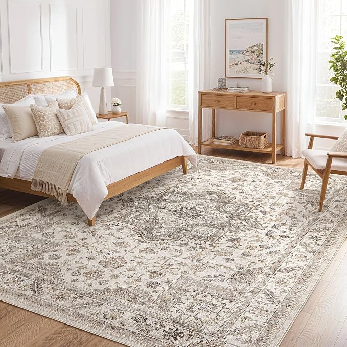 Vintage Living Room Area Rug 6x9 - Image 9