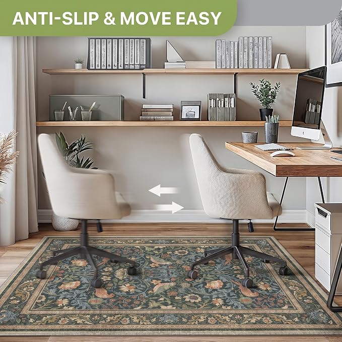 36"x60" Office Chair Mat for Hardwood Tile Floor, Under Desk Carpet Protector - Image 3