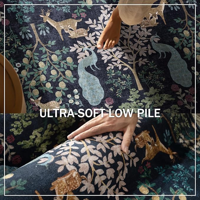 2x3 Washable Throw Rugs for Entryway: Door Mat Indoor Entrance Small Area Rug - Image 5
