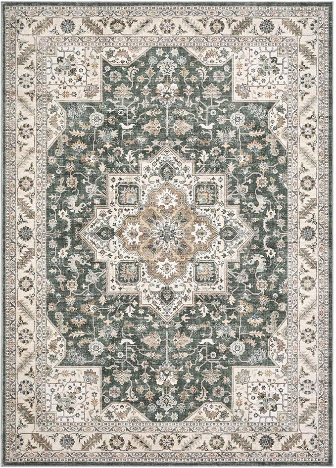 Vintage Living Room Area Rug 9x12 - Image 10
