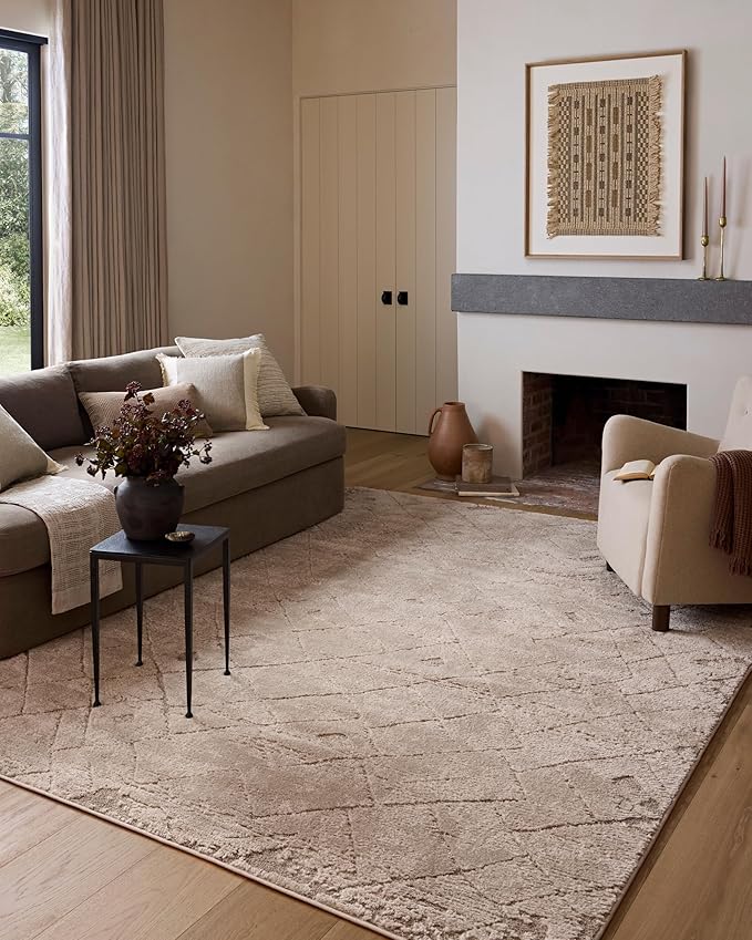 Loloi Amber Lewis Monty Collection MOT-05 Beige/Natural 11'-6" x 15', .50" Pile by Unknown