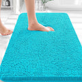 OLANLY Bathroom Rugs 30x18, Extra Soft Absorbent Chenille Bath Rugs, Rubber by OLANLY