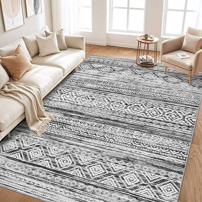 cotiled 6x8 Area Rugs Living Room Rug: Washable Boho Rugs - Image 6