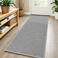 Faux Jute Hallway Runner Rug 2'x10', Washable & Non-Slip, No Odor. Farmhouse by Unknown