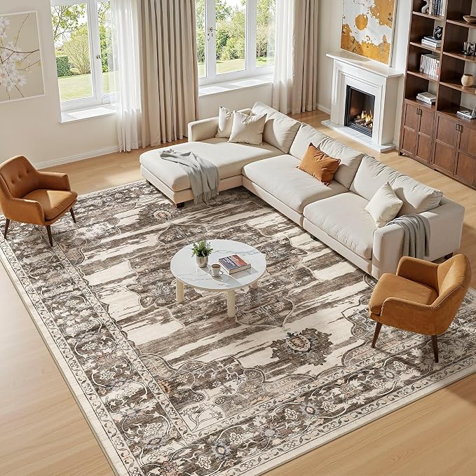 Washable 10x12 Area Rug for Living Room - Image 6