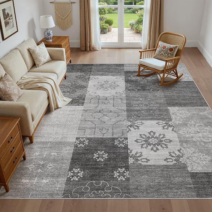 UERMEI 8x10 Area Rug for Living Room - Image 4