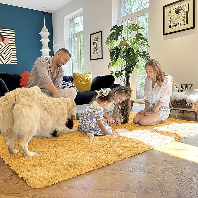 OLANLY 8x10 Machine Washable Large Area Rugs - Image 5