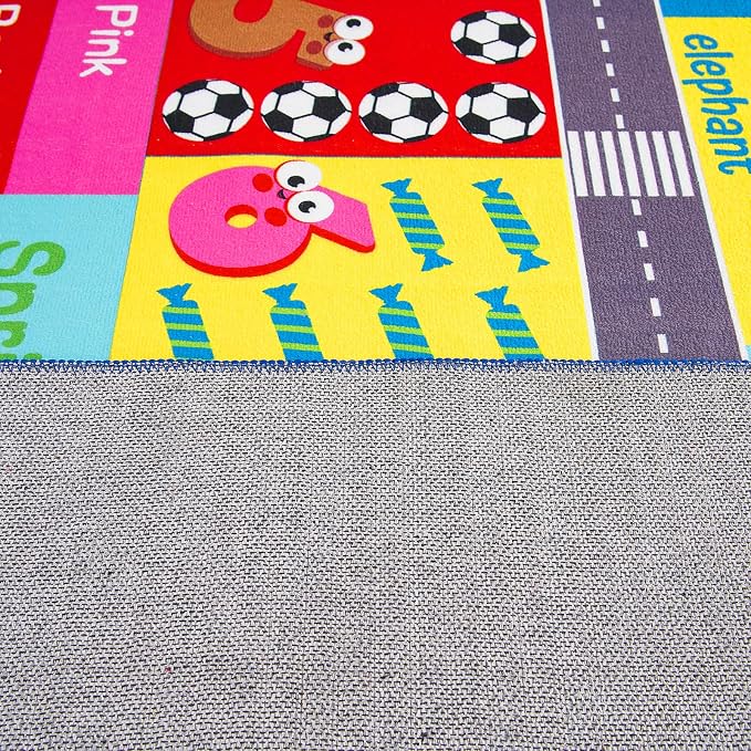 HOMORE Kids Educational Rug, Kids Collection Area Rug - Image 8