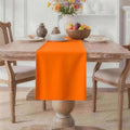 MEANMOY Orange Table Runner 36 Inches Long Waterproof Table Runners | Washable by MEANMOY