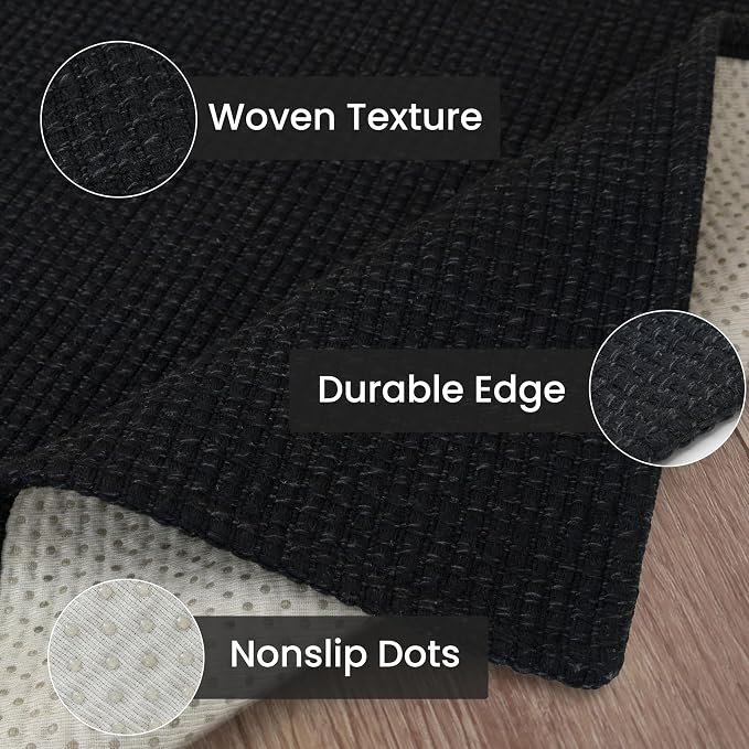 IOHOUZE Washable Area Rug 5x7 Non Slip Rubber Backed Rugs - Image 6