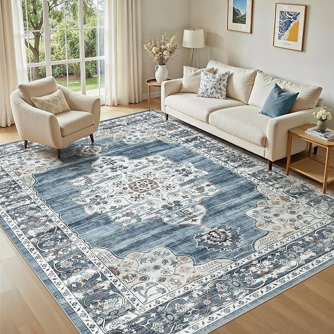 6x9 Washable Area Rug by JessibouAreaRug