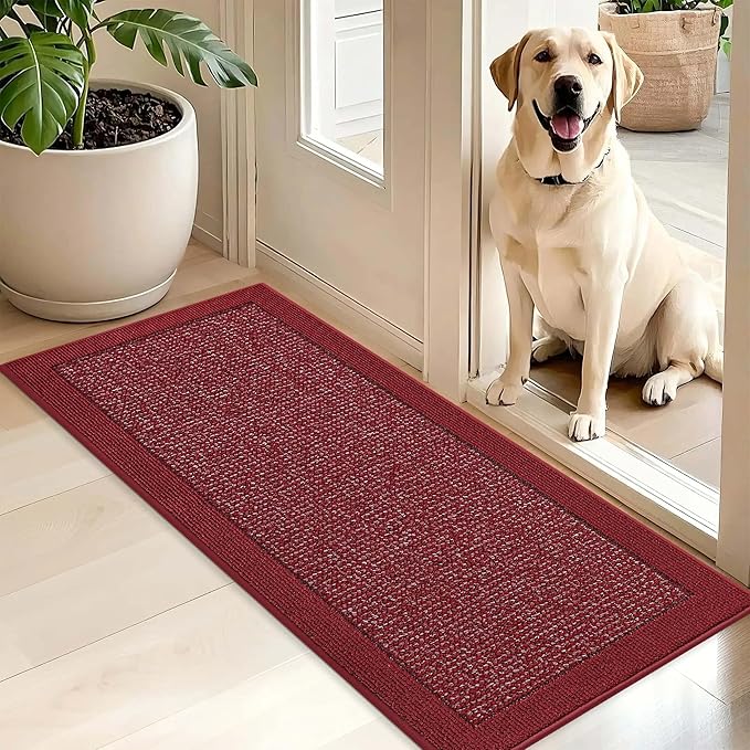 BEQHAUSE Indoor Door Mat 20" x 48", Dirt Trapper Door Mats Non-Slip Entryway by BEQHAUSE