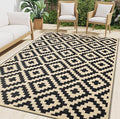 Smiry Waterproof Outdoor Rug 9x12 ft, Reversible Plastic Straw Patio Camping by Smiry