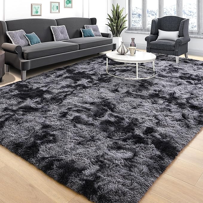 Tepook Fluffy Large Rugs for Living Room, Area Rug 6x9 Carpet for Bedroom - Image 2