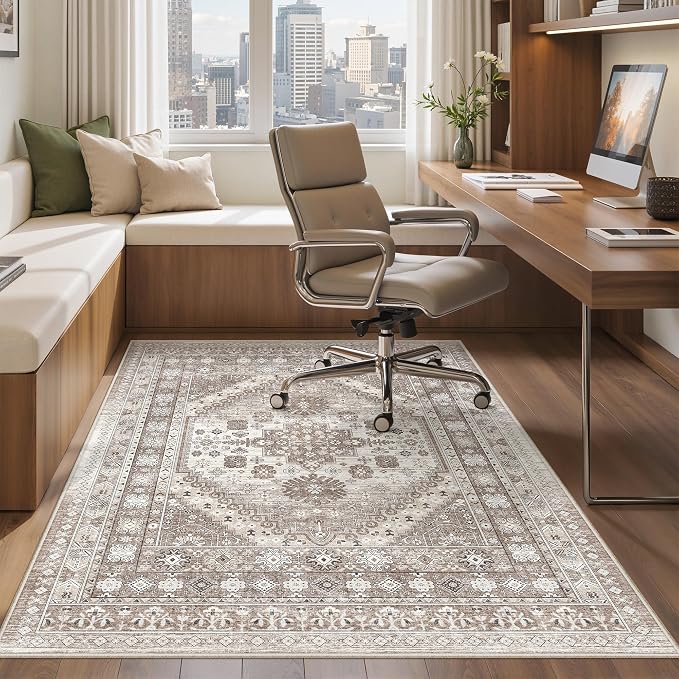 befbee 4x6 Rugs for Living Room Bedroom, Non-Slip Washable Rug, Stain Resistant - Image 9