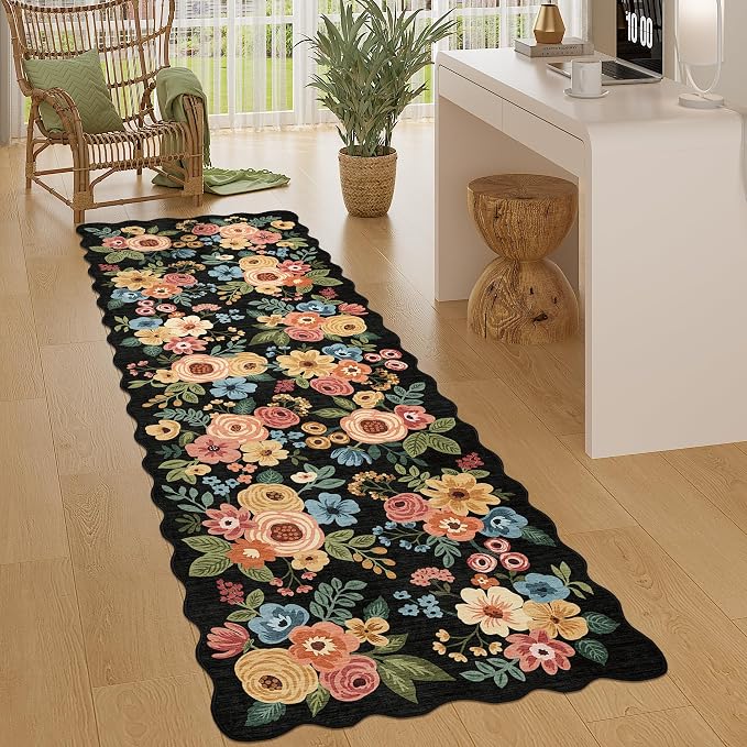 DUKINO 2x6 Runner Rug for Hallway, Washable Kitchen Rug - Image 3