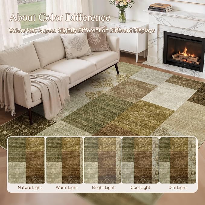 UERMEI 6x9 Area Rug for Living Room - Image 8