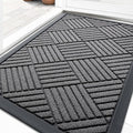 OLANLY Front Door Mat Outside Entrance 29.5x17, Heavy Duty Sturdy Natural by OLANLY