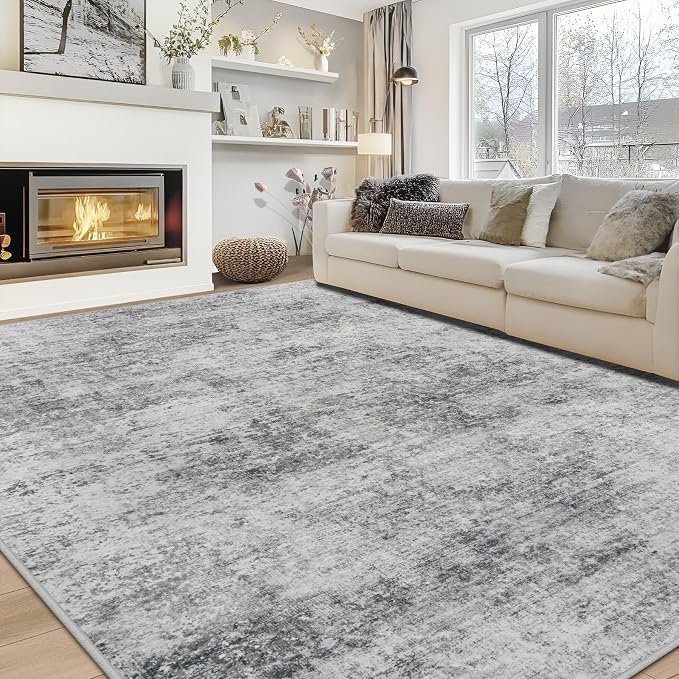8x10 Area Rugs for Living Room Rug Washable: Modern Large Rug for Dining Room by Aelenmu