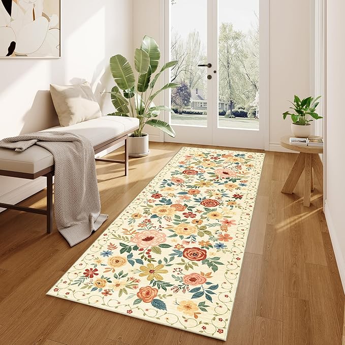 DUKINO 2x8 Runner Rug for Hallway, Washable Kitchen Runner Rug - Image 8