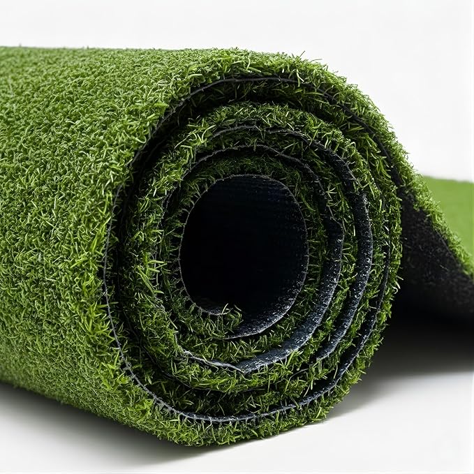 Ottomanson Artificial Turf for Backyard, Training & Outdoor Use 78" x 16' by Ottomanson