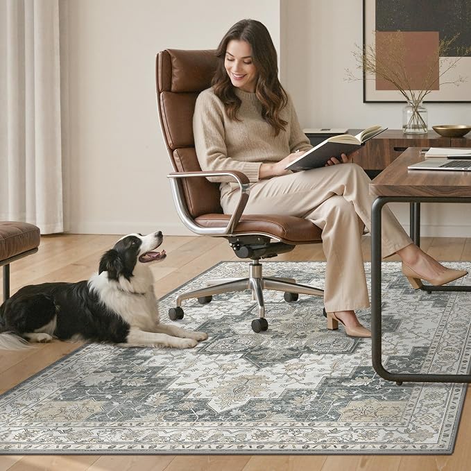 36"x60" Office Chair Mat for Hardwood Tile Floor, Under Desk Carpet Protector - Image 6