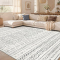 Nakagishi Area Rug Living Room Rugs: 5x7 Large Soft Machine Washable Boho by NakagishiAreaRug