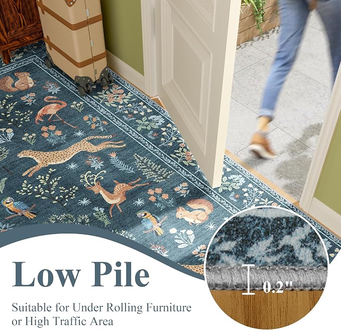 DUKINO Runner Rug, 2x8 Washable Kitchen Rugs - Image 7