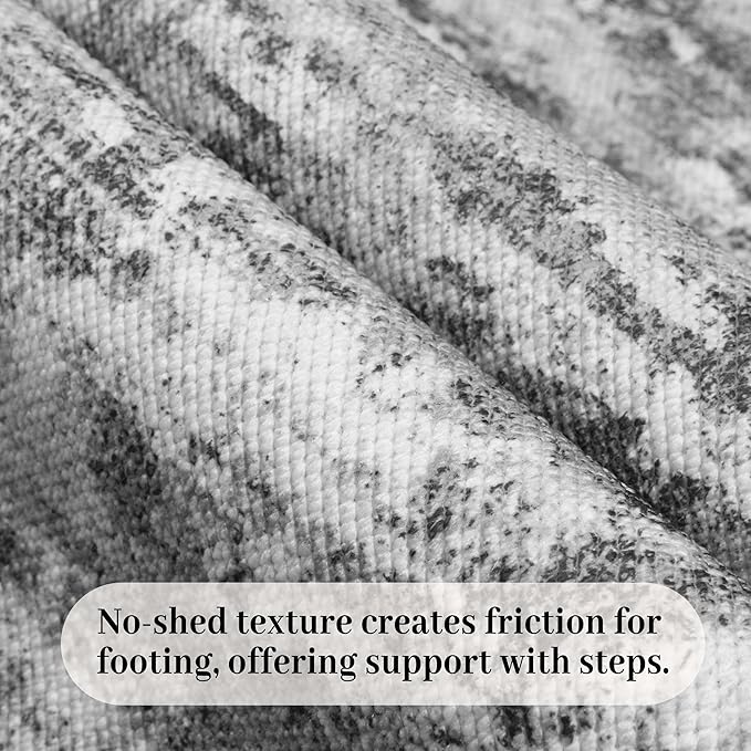 Runners for Hallways Ultra Non-Slip 2x10 Long Runner Rugs Washable Abstract - Image 3