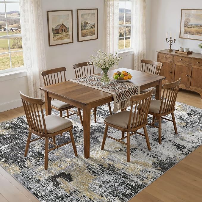 UERMEI 8x10 Area Rug for Living Room - Image 4