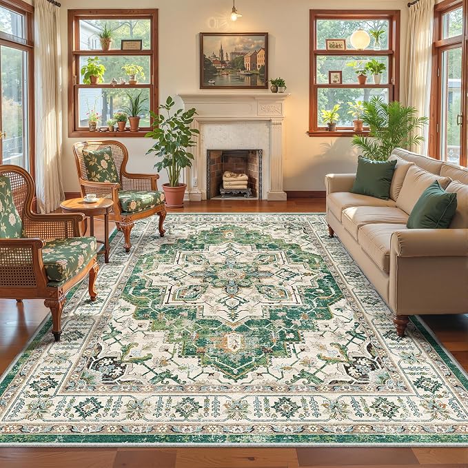 zesthome 6x9 Area Rugs, Machine Washable Rugs by Zesthome