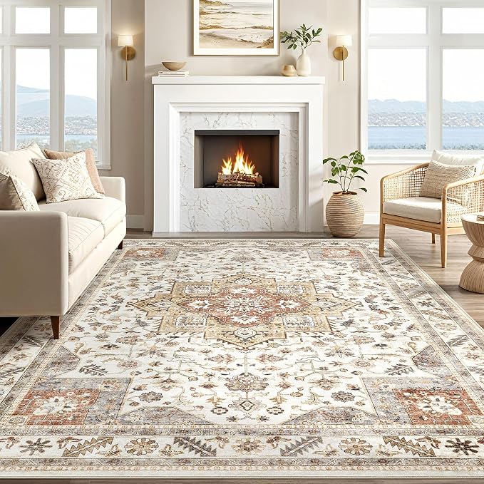 Vintage Living Room Area Rug 8x10 - Image 5
