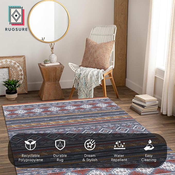 RUGSURE Washable Area Rugs 9' x 12' - Image 4