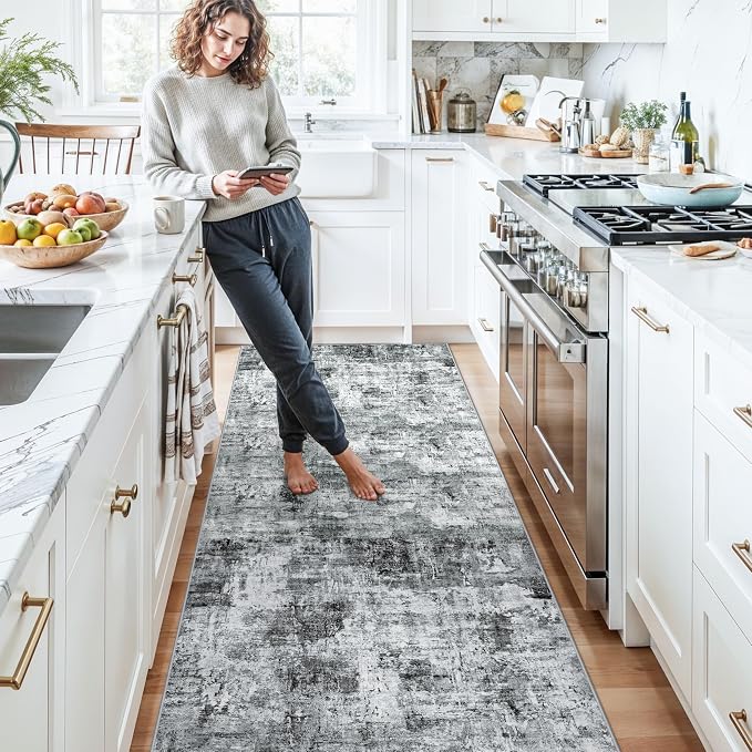 Rug Runners for Hallways Non Slip – 3X10 Washable Long Carpet Runner for - Image 3