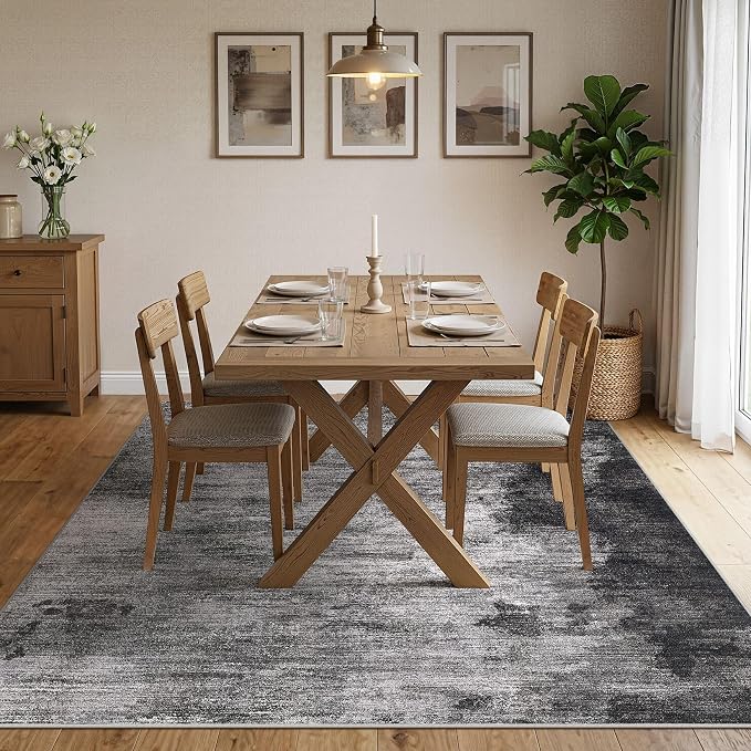 DMOYEST 10x14 Area Rug for Living Room, Washable & Non Slip Large Indoor Carpet - Image 2