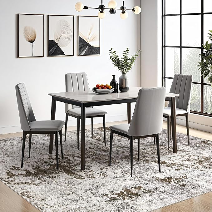 DMOYEST 8x10 Area Rug for Living Room, Washable & Non Slip Large Indoor Carpet - Image 4